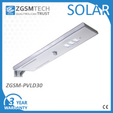 Luz de calle Solar de LED recargable inalámbrico impermeable 30W